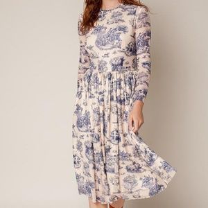 Rachel Antonoff Toile Man Hunt Dress